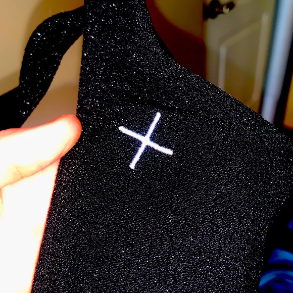 Black shimmer Onyx one piece boutine la - Picture 4 of 7